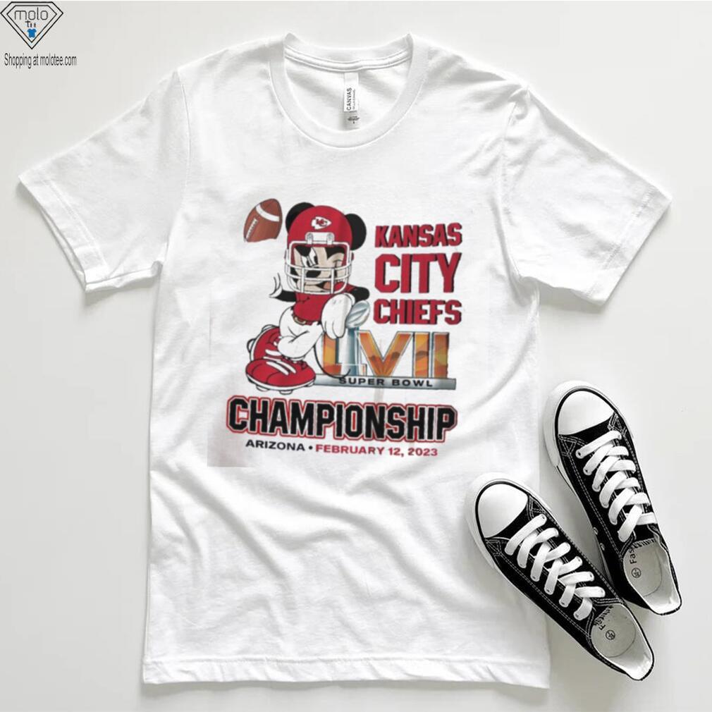 Mickey mouse Kansas city Chiefs super bowl championship Arizona february 12 2023 shirt Mickey mouse Kansas city Chiefs super bowl championship Arizona february 12 2023 shirt