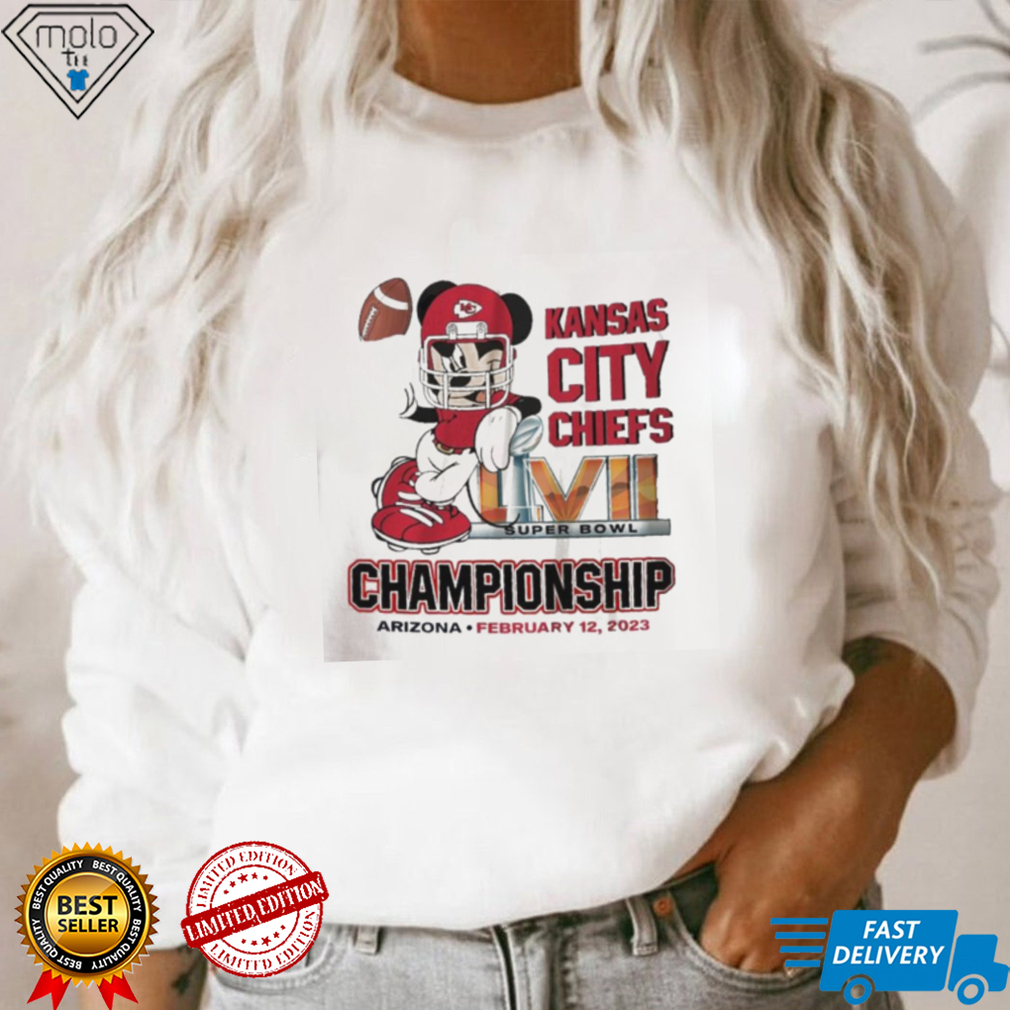Mickey mouse Kansas city Chiefs super bowl championship Arizona february 12 2023 shirt Mickey mouse Kansas city Chiefs super bowl championship Arizona february 12 2023 shirt