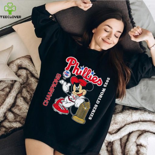 Mickey mouse Phillies champions 2023 world series T hoodie, sweater, longsleeve, shirt v-neck, t-shirt