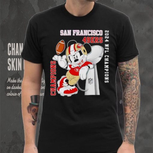 Mickey mouse San Francisco 49ers 2024 NFL Champions hoodie, sweater, longsleeve, shirt v-neck, t-shirt