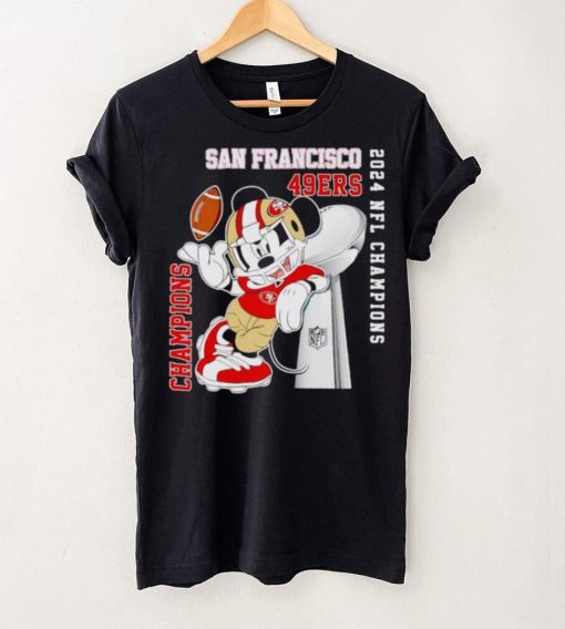 Mickey mouse San Francisco 49ers 2024 NFL Champions hoodie, sweater, longsleeve, shirt v-neck, t-shirt