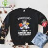 Mickey mouse damn right I am a Louisville basketball fan now and forever T shirt
