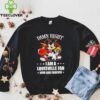 Mickey mouse damn right I am a Kansas basketball fan now and forever T shirt