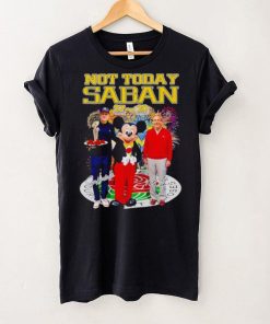 Mickey mouse not today Saban Jim Harbaugh Nick Saban signatures hoodie, sweater, longsleeve, shirt v-neck, t-shirt