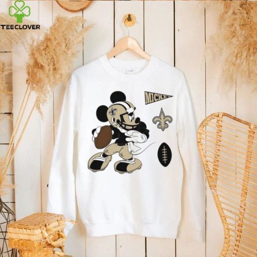 Mickey mouse player New Orleans Saints Disney hoodie, sweater, longsleeve, shirt v-neck, t-shirt