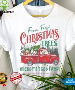 Mickey tree farm Christmas Christmas mickey and friends shirt