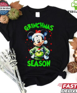Mickey wear Grinch Grinchmas Season Christmas shirt