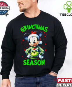 Mickey wear Grinch Grinchmas Season Christmas shirt