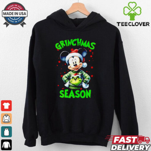 Mickey wear Grinch Grinchmas Season Christmas shirt