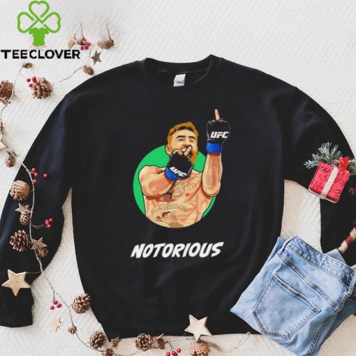 Middle Finger Conor Mcgregor Notorious art hoodie, sweater, longsleeve, shirt v-neck, t-shirt