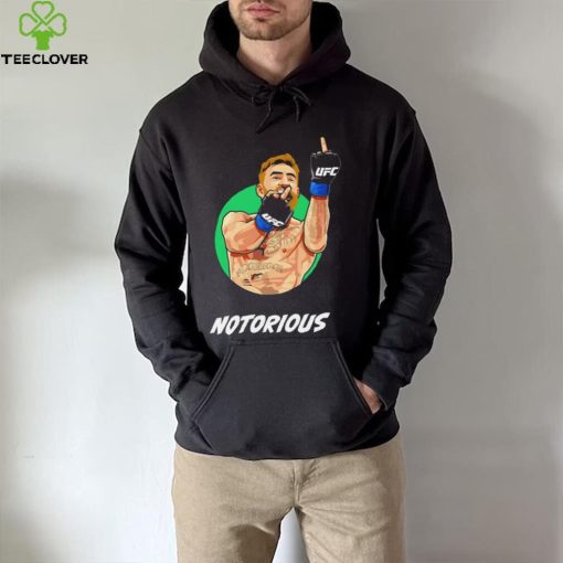 Middle Finger Conor Mcgregor Notorious art hoodie, sweater, longsleeve, shirt v-neck, t-shirt