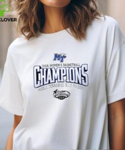 Middle Tennessee Blue Raiders Cusa Women'S Basketball Champions Shirt