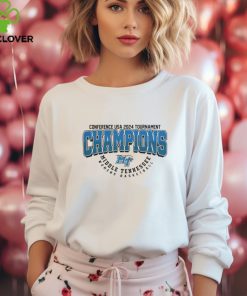 Middle Tennessee Blue Raiders NCAA Women's Basketball 2024 Conference USA Tournament Champions T Shirt