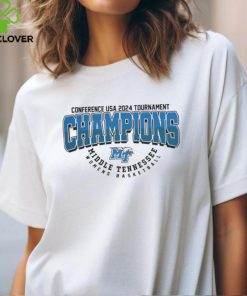 Middle Tennessee Blue Raiders NCAA Women's Basketball 2024 Conference USA Tournament Champions T Shirt