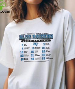 Middle Tennessee Blue Raiders NCAA Women's Basketball 2024 Conference USA Tournament Champions T Shirts