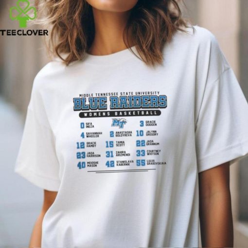 Middle Tennessee Blue Raiders NCAA Women's Basketball 2024 Conference USA Tournament Champions T Shirts