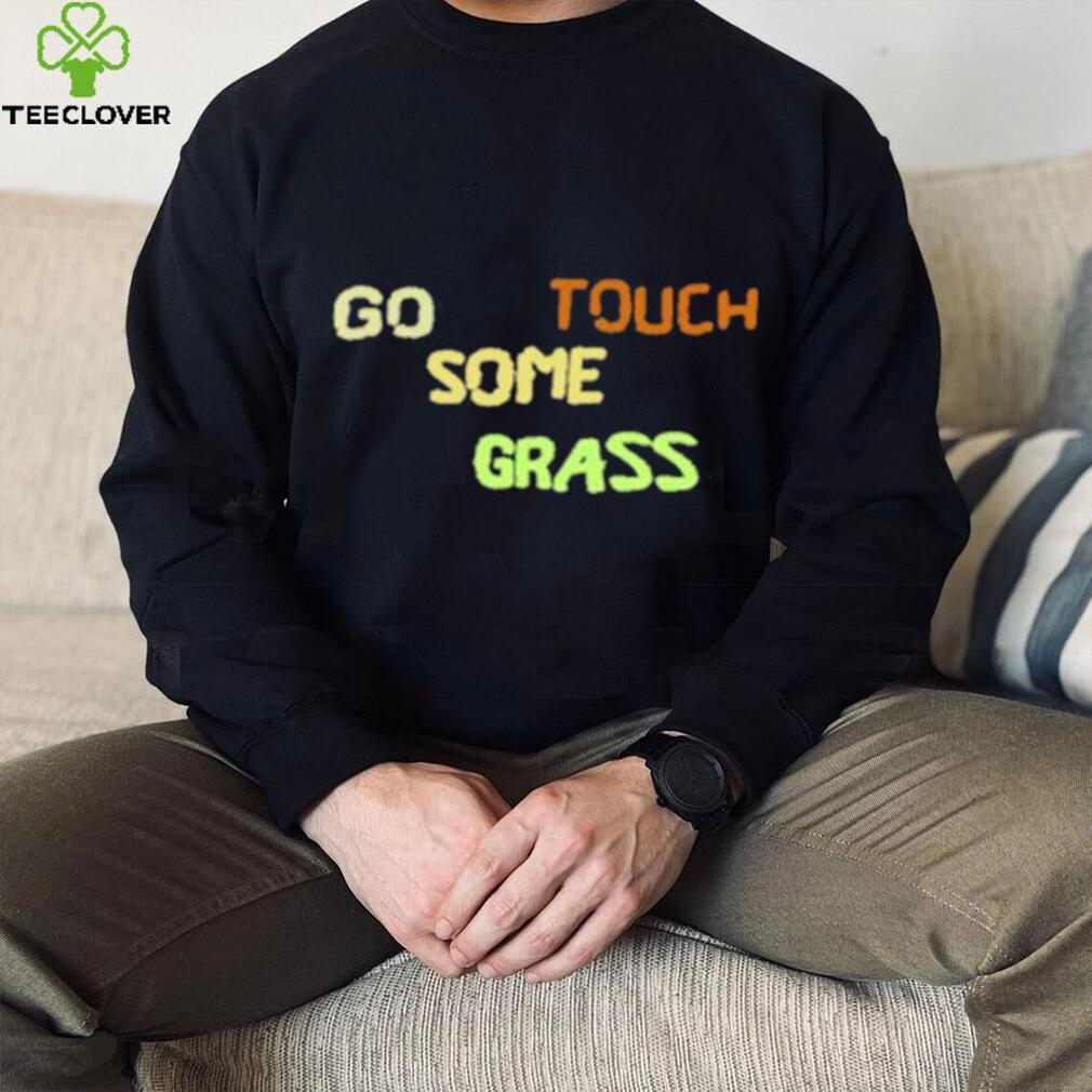 Middle kid go touch some grass youth shirt Middle kid go touch some grass youth shirt