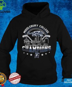 Middlebury College 2022 DIII Women's Ice Hockey Championship Graphic Unisex T Shirt, Sweatshirt