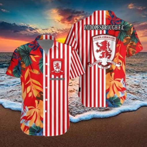 Middlesbrough F.C Hawaiian Shirt & Short Aloha Beach Summer For Men Women