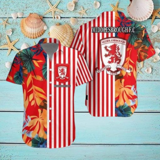 Middlesbrough F.C Hawaiian Shirt & Short Aloha Beach Summer For Men Women