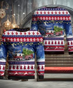 Midway Fire Department AOP Sweater Christmas Gift Sweater