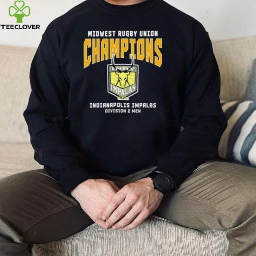 Midwest Rugby Union Champions Indianapolis Impalas Division 2 Men T Shirt