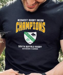 Midwest Rugby union Champions South Buffalo Rugby Division 2 Women T Shirt