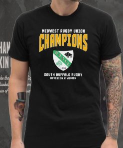 Midwest Rugby union Champions South Buffalo Rugby Division 2 Women T Shirt