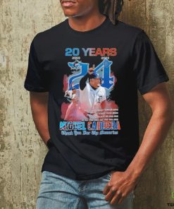 Miguel Cabrera 20 Years Detroit Tigers Thanks For The Memories Signature Shirt