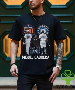 Miguel Cabrera 500 Home Runs 3000 Hits Club T Shirt