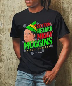 Miguel Cabrera Cotton Head Miggy Muggins Christmas Shirt