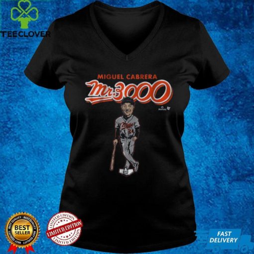 Miguel Cabrera_ Mr. 3,000 Shirt + Hoodie, Detroit   MLBPA