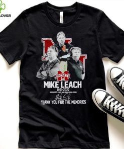 Mike Leach 1961 2022 Mississippi State Bulldogs 2020 2022 thank you for the memories shirt