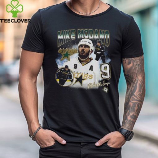 Mike Modano Dallas Stars Mitchell and Ness Name and Number Legendary Collage T Shirt
