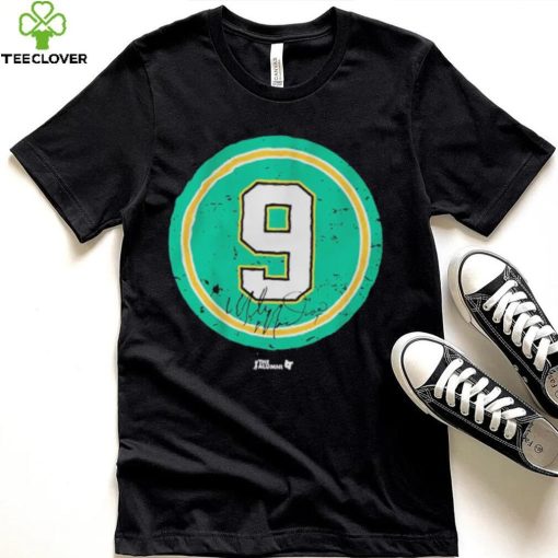 Mike Modano No 9 signature shirt