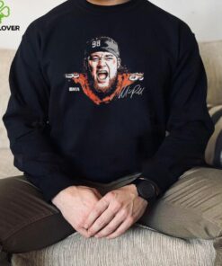Mike Purcell Denver Broncos Portrait Signature Shirt