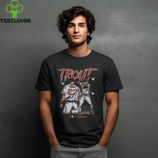 Mike Trout Illustration Graphic Shirt