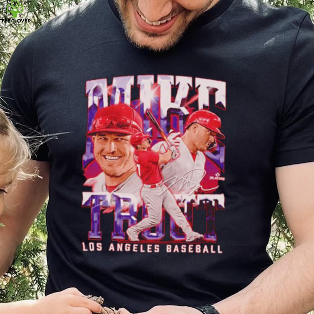 Mike Trout Los Angeles A Vintage Baseball Shirt Mike Trout Los Angeles A Vintage Baseball Shirt