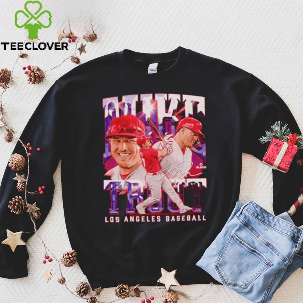 Mike Trout Los Angeles A Vintage Baseball Shirt Mike Trout Los Angeles A Vintage Baseball Shirt
