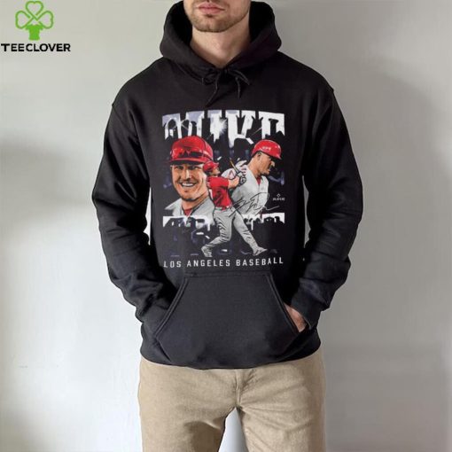 Mike Trout Los Angeles Angels Vintage signature hoodie, sweater, longsleeve, shirt v-neck, t-shirt