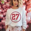 Mike Trout Number Circle #27 Tee Los Angeles Angels hoodie, sweater, longsleeve, shirt v-neck, t-shirt