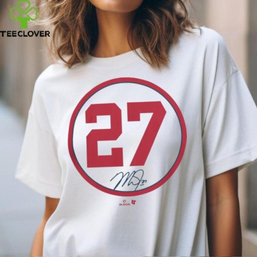 Mike Trout Number Circle #27 Tee Los Angeles Angels hoodie, sweater, longsleeve, shirt v-neck, t-shirt