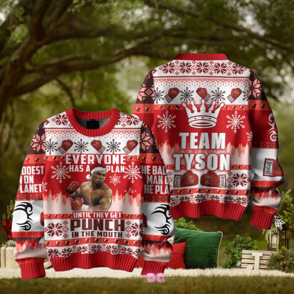 Mike Tyson Christmas Special Ugly Sweater Mike Tyson Christmas Special Ugly Sweater