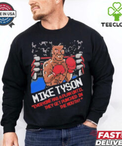 Mike Tyson Jake Paul Fight Punchout Everyone Plan Punched Mouth T Shirt 1 Mike Tyson Jake Paul Fight Punchout Everyone Plan Punched Mouth T Shirt