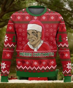 Mike Tyson Merry Chrithmith Ugly Christmas Sweater 2023 Christmas Gift 3D Sweater