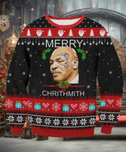 Mike Tyson Merry Chrithmith Ugly Sweater