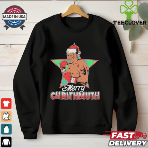 Mike Tyson Merry Chrithmuth Santa Christmas T shirt