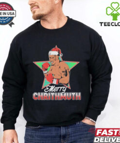 Mike Tyson Merry Chrithmuth Santa Christmas T shirt