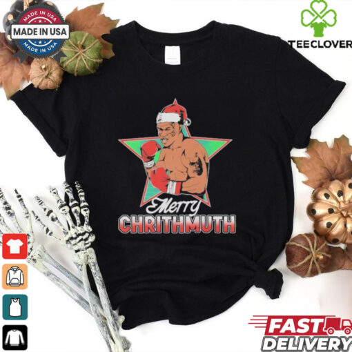 Mike Tyson Merry Chrithmuth Santa Christmas T shirt