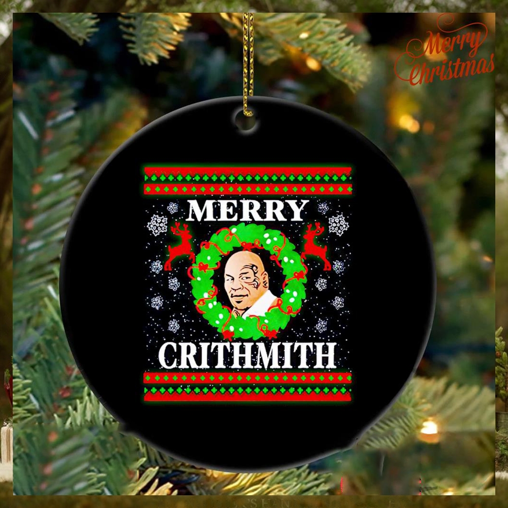 Mike Tyson Merry Crithmith Christmas ornament Mike Tyson Merry Crithmith Christmas ornament